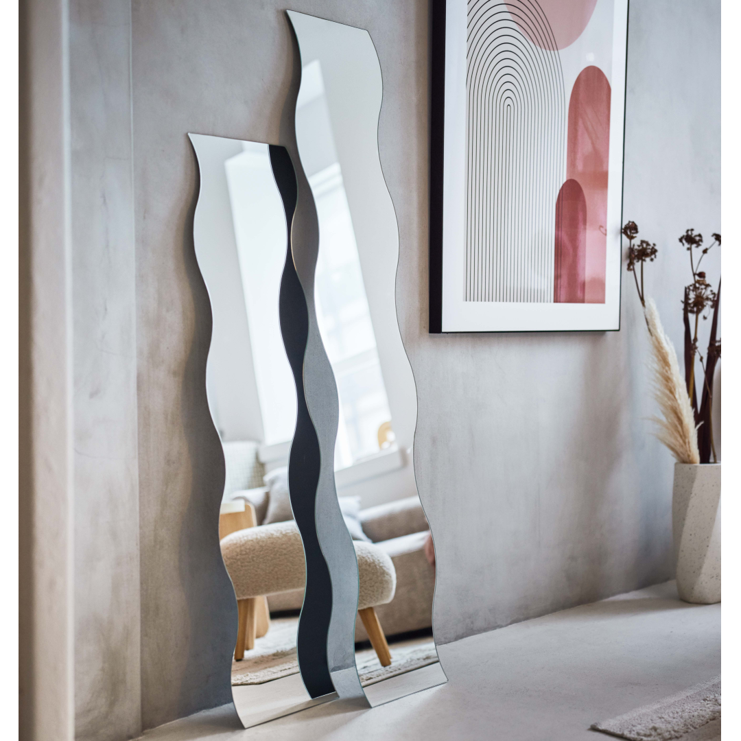 ウェーブウォールミラー120