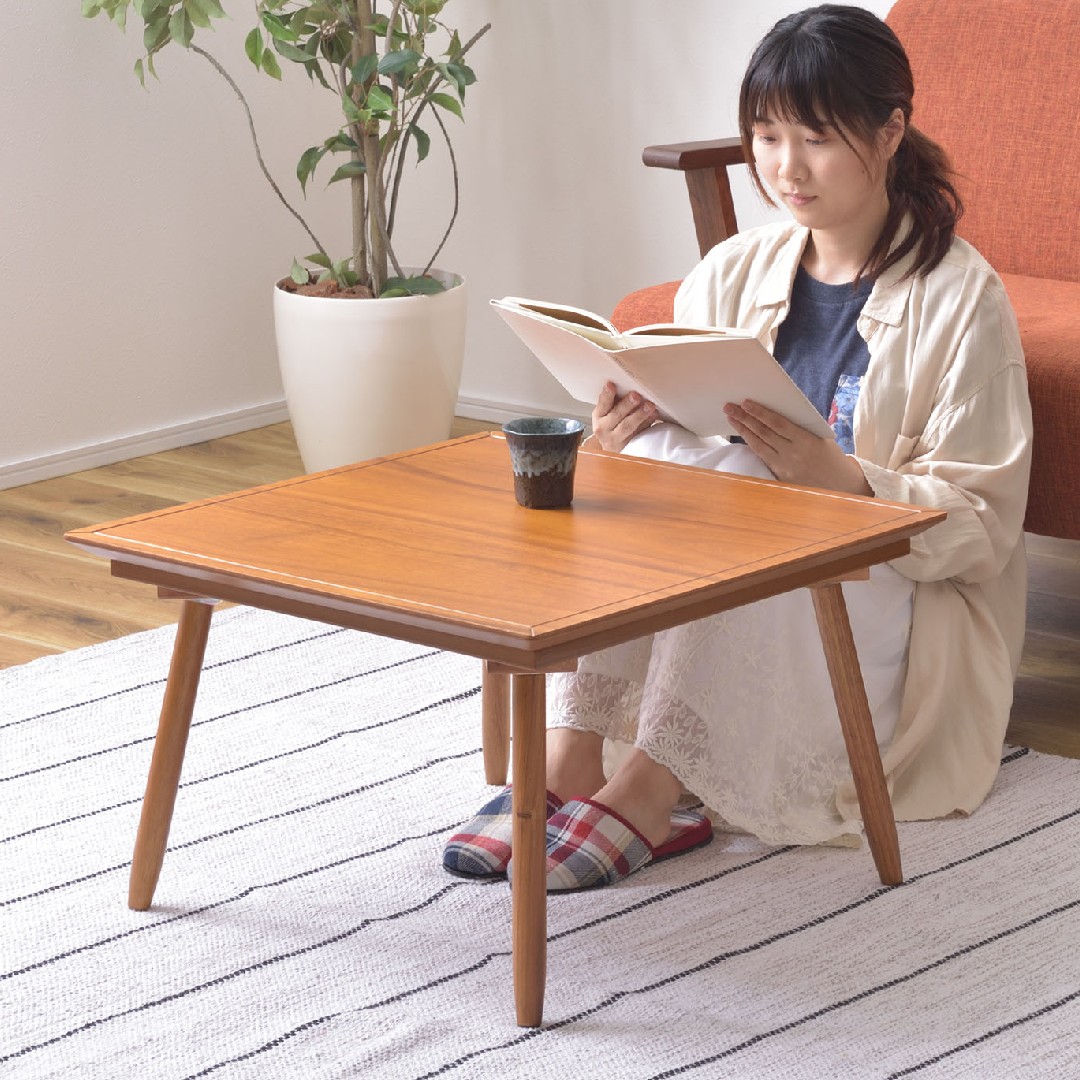 1~2人用アカシアコタツ(ライトブラウン)